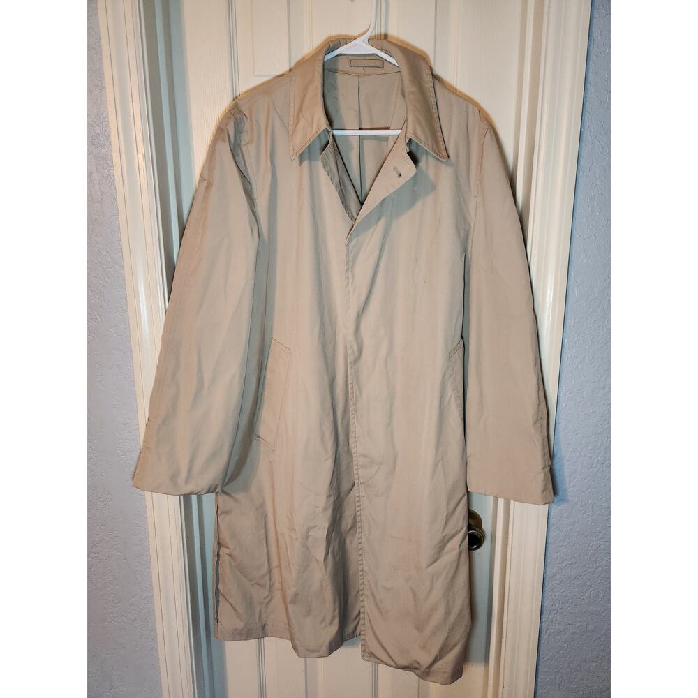 Vintage 60s London Fog Tan Overcoat by Reeves